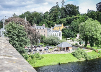 Dunkeld Village and river Tay